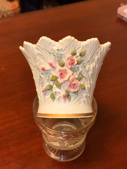 Thee Lefton China Vase